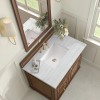 Lorelai 36" Single Vanity Only Pricing in Mid-Century Walnut